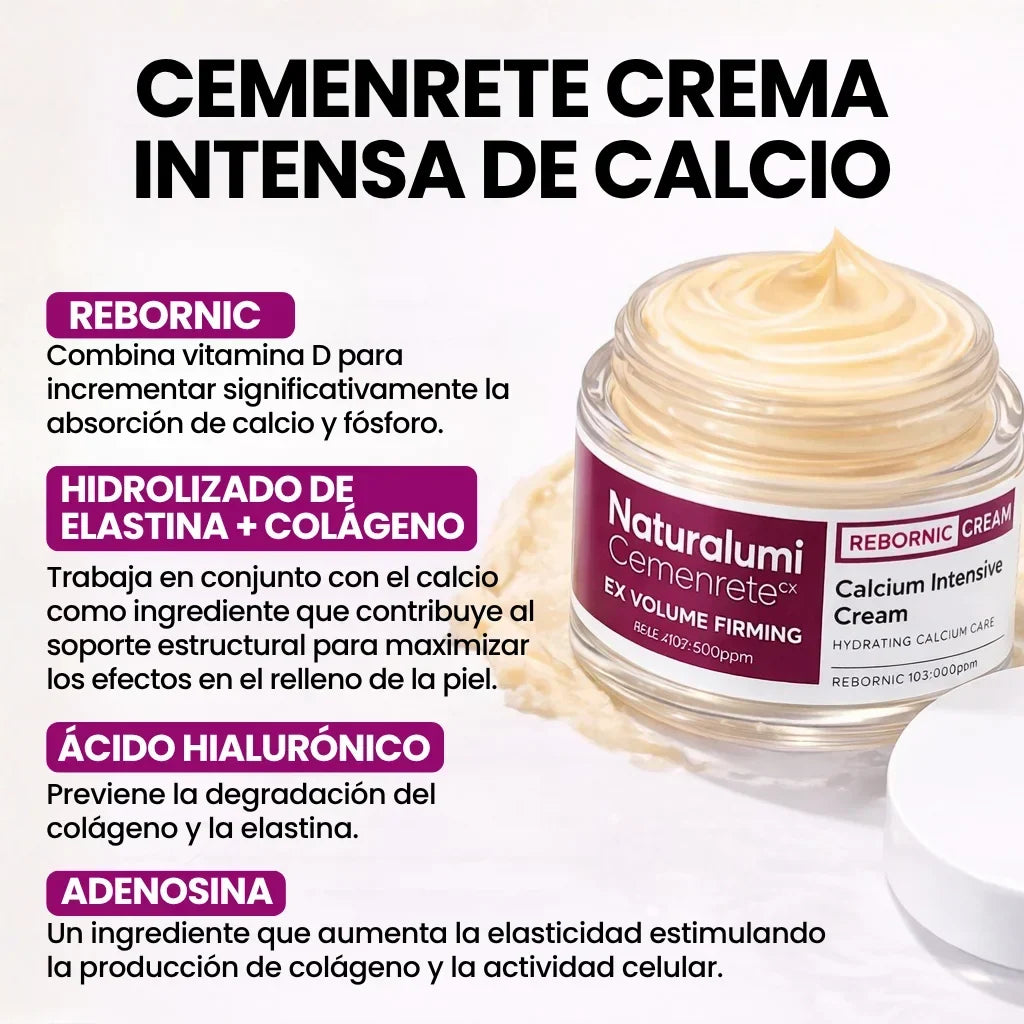 Crema intensa de calcio - ingredientes