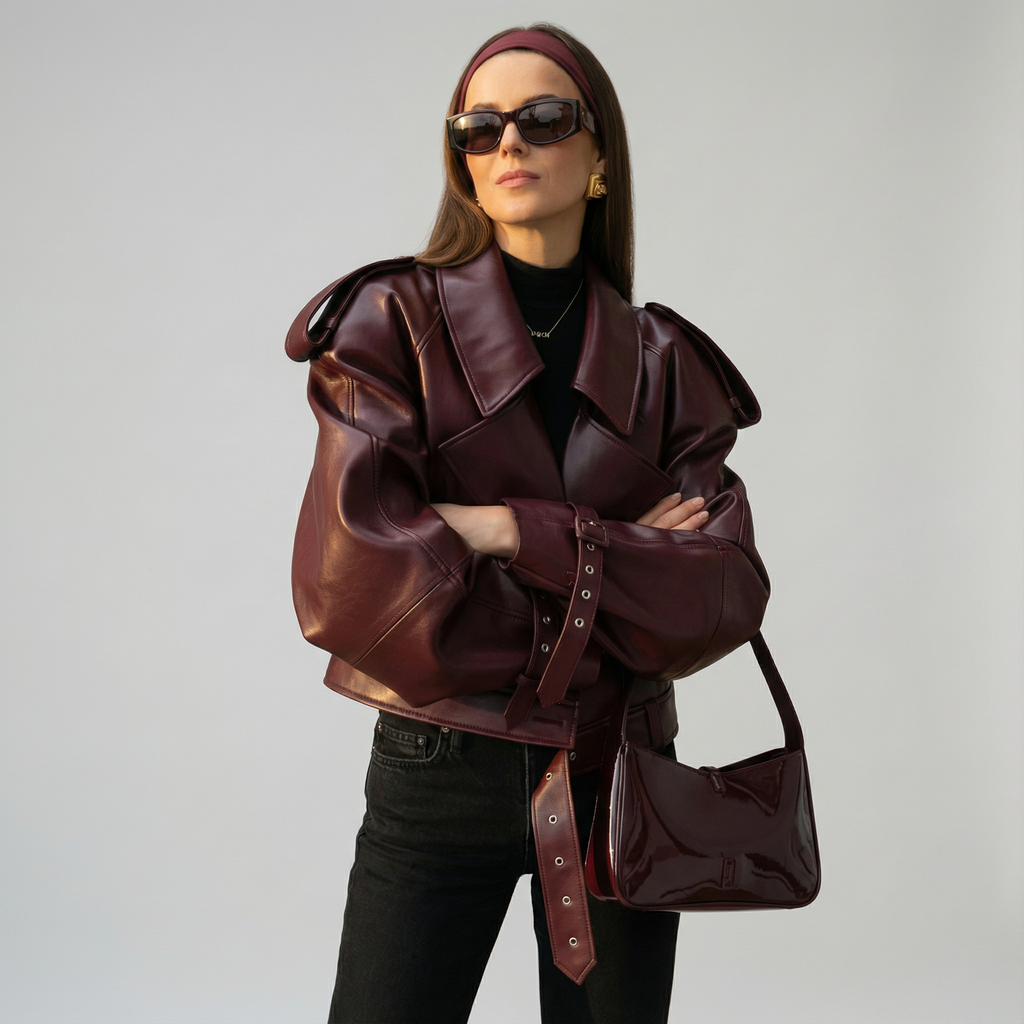 LÉA™║Chaqueta de Estilo
