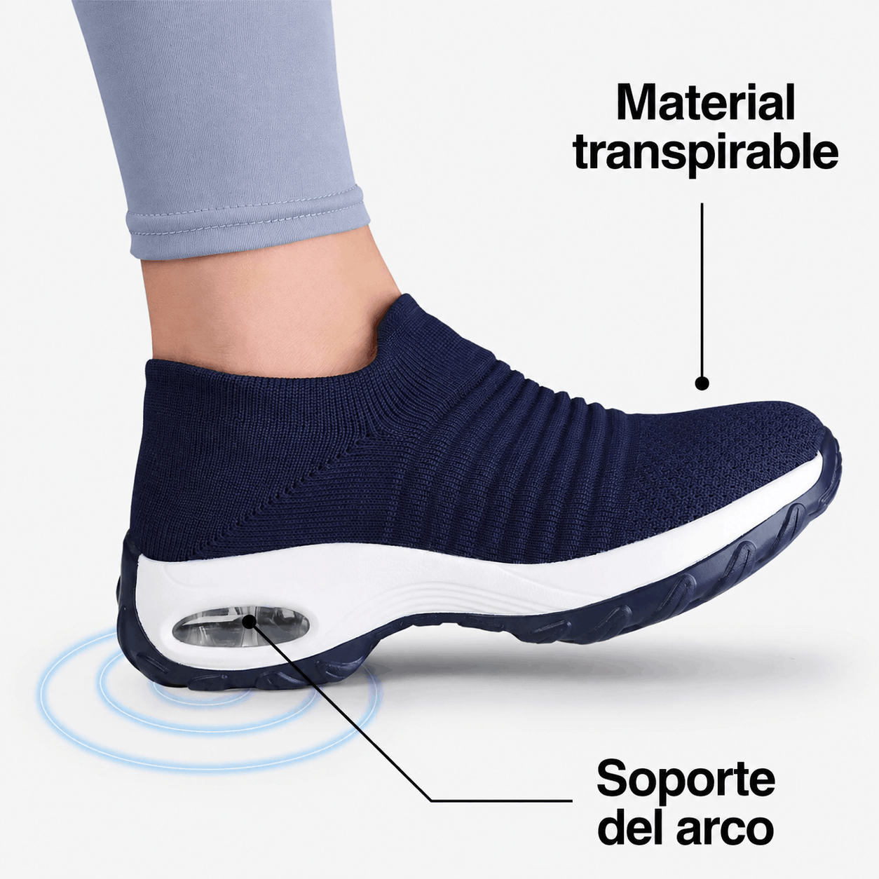 Stride Pro - Zapatillas ortopédicas cómodas y antideslizantes