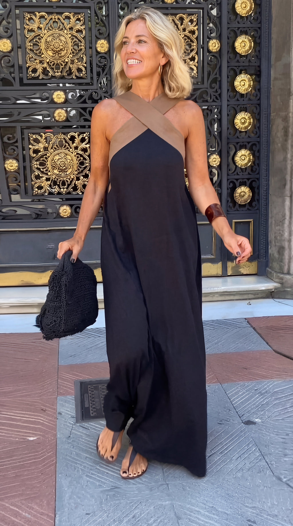 DELPHINE | VESTIDO CON CORTE CRUZADO
