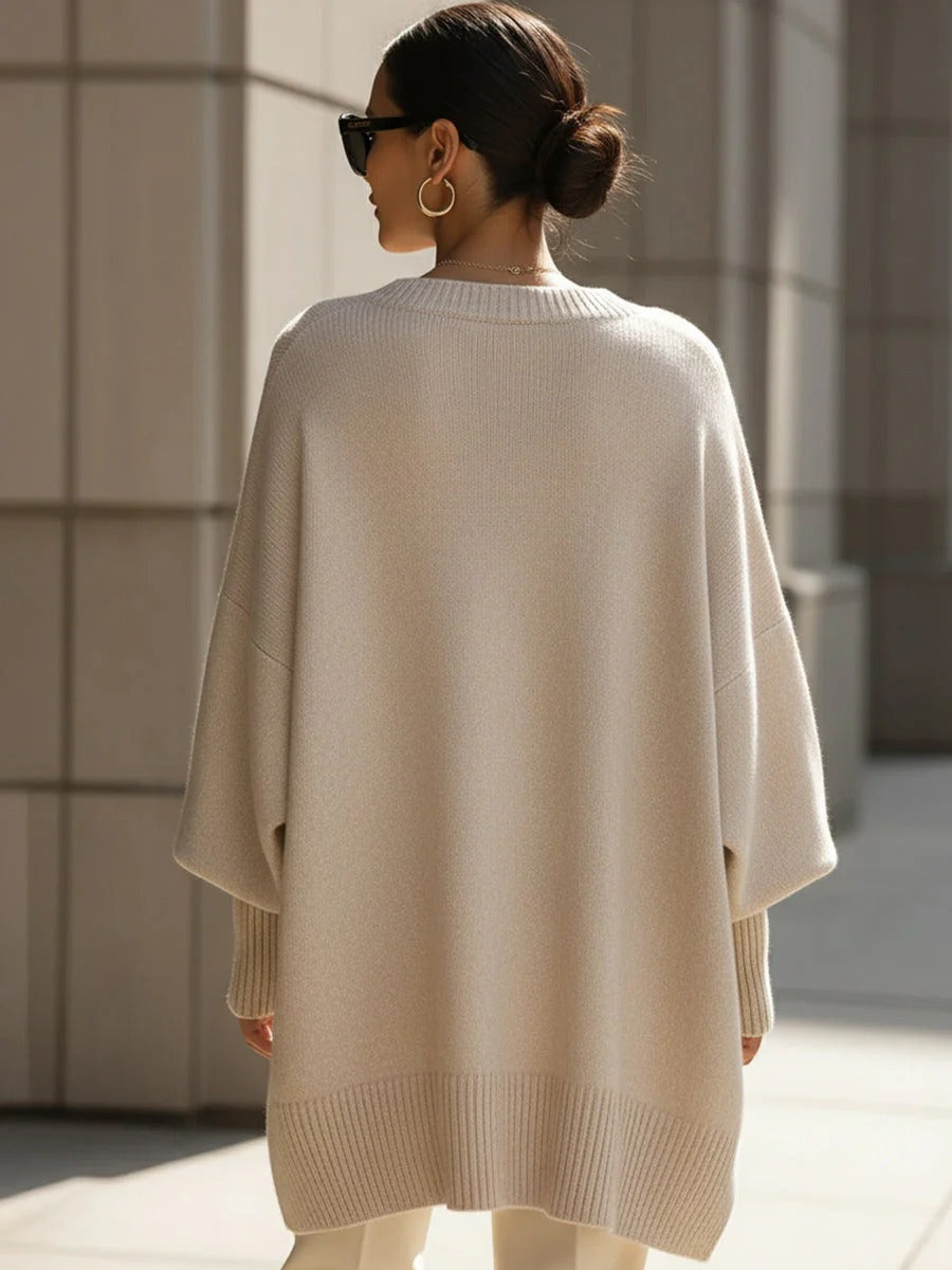 Aura™ | Jersey oversize de tacto suave