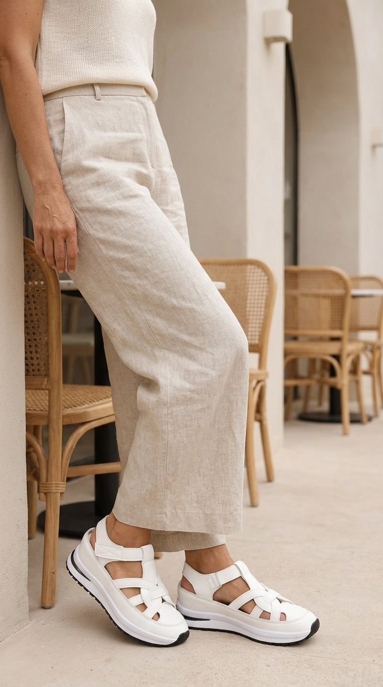 Claudia™ – Sandalias cómodas con cuña y cierre ajustable