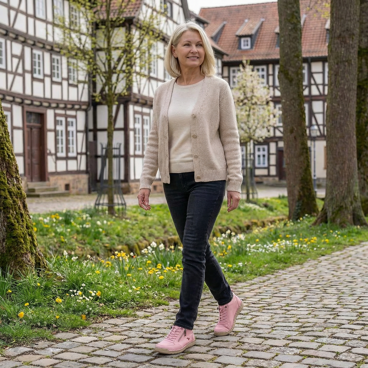 Mila – Zapatillas ortopédicas cómodas con cremallera