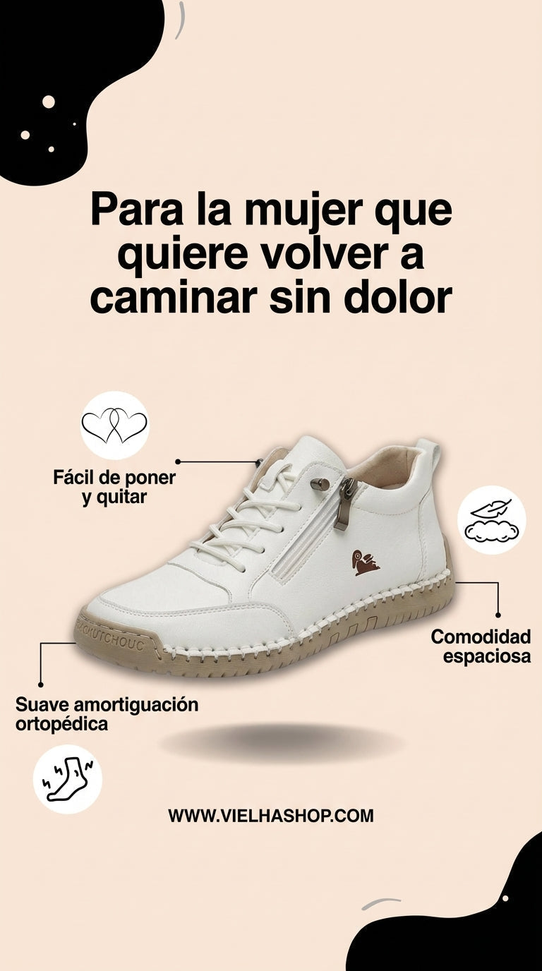 Nila™  – Zapatillas Ortopédicas cómodas con cremallera
