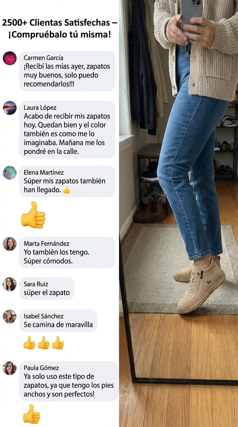 Nila™  – Zapatillas Ortopédicas cómodas con cremallera