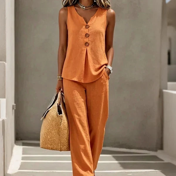 Conjunto Iria naranja