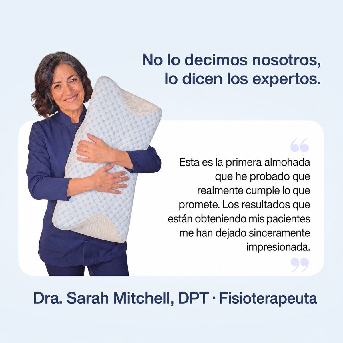 Opinión de una fisioterapeuta sobre la almohada
