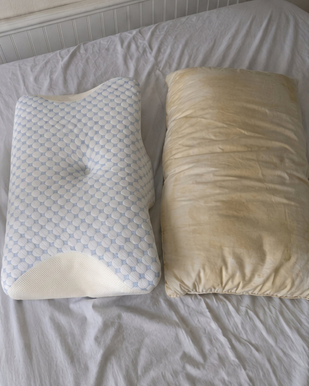 Comparativa con una almohada convencional