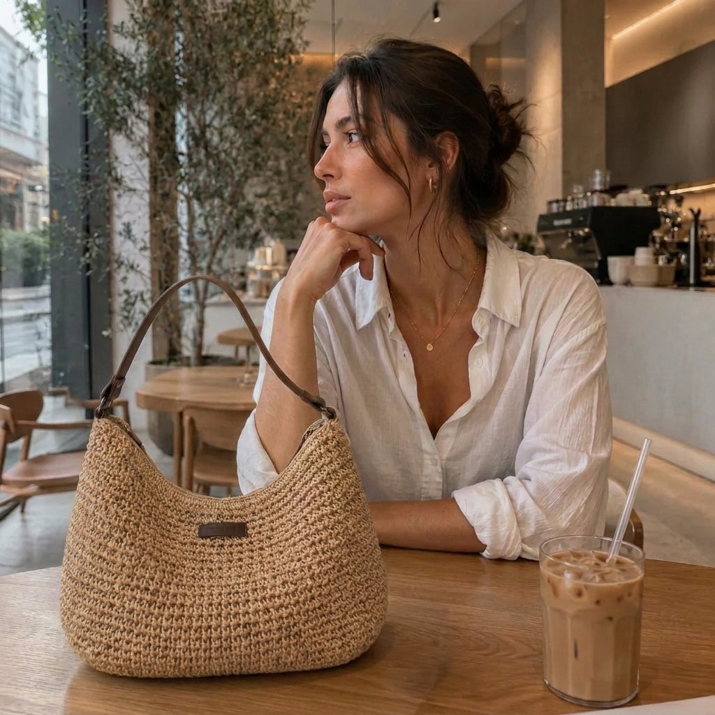 Bolso Simona en uso